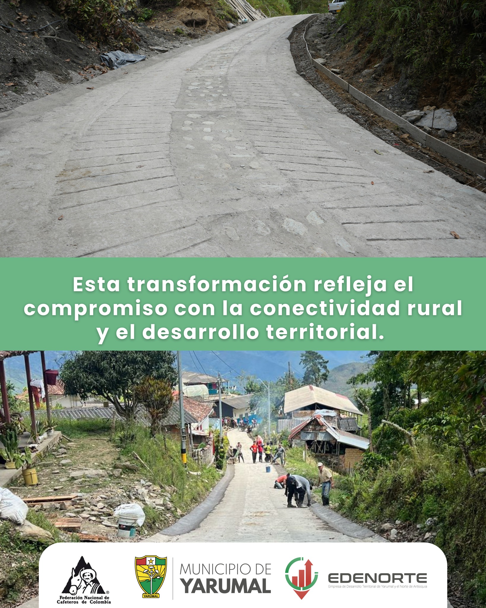 🚧 ¡Avanza la transformación rural en Yarumal! 🛣️🌄